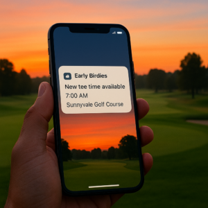 golf reservation app
